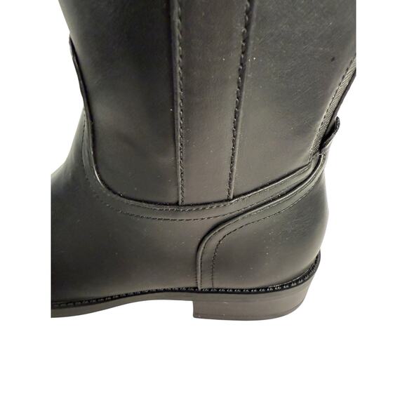 Tommy Hilfiger ILIA 2 Women's 5.5 M Wide Calf Black Side Zip Knee High Boots NIB - Picture 3 of 14